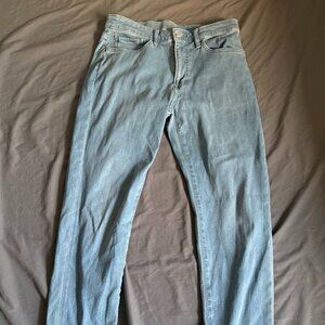 Uniqlo Ezy Ultra Stretch Jeans - MEDIUM Japanese Sizing - Slim Tapered